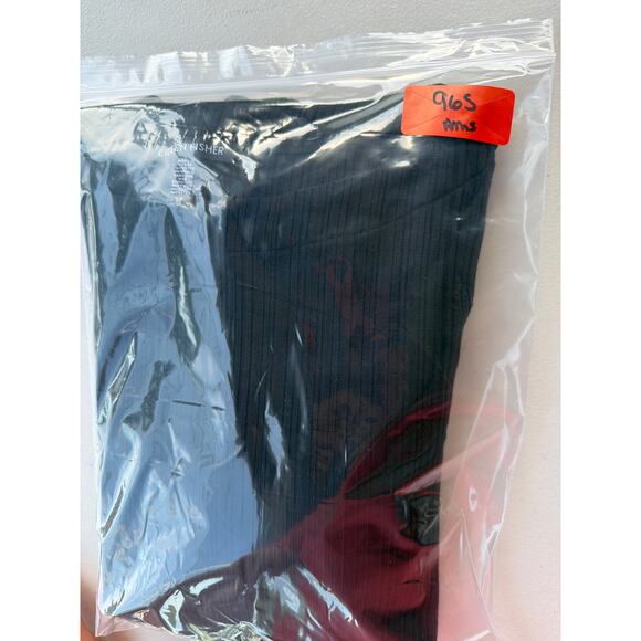 Eileen Fisher Long Sleeve Dress Womens S Black Textured Ribbed Midi Work Career - Picture 6 of 6